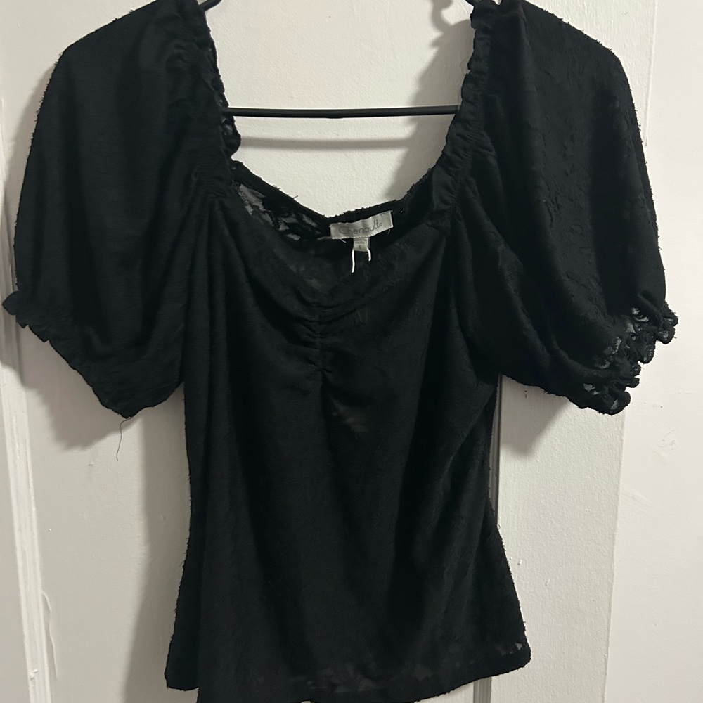 Elegant Black Women's Top